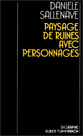 Paysage de ruines avec personnages