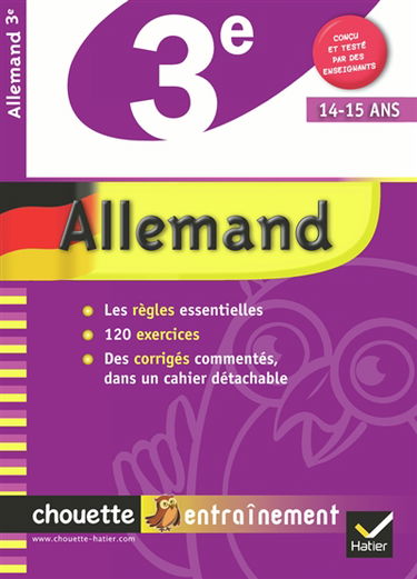 Allemand 3e, 14-15 ans : niveau A1+-A2 du CECR