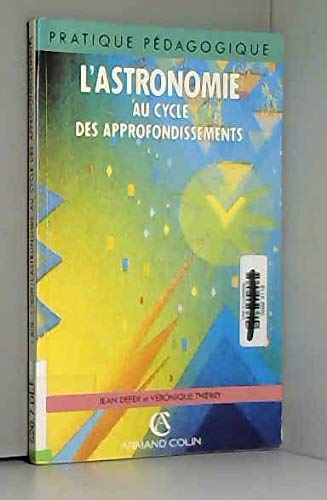 L'Astronomie au cycle des approfondissements