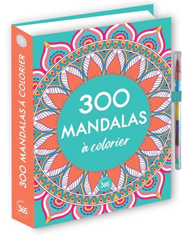 Couverture de 300 mandalas à colorier
