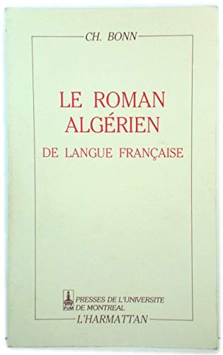 Couverture de ROMAN ALGÉRIEN DE LANGUE FRANÇAISE