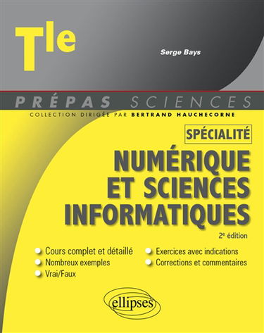 Numérique et sciences informatiques spécialité terminale : nouveaux programmes