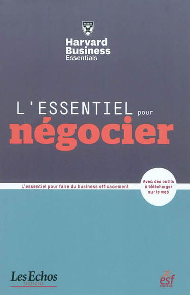 L'essentiel pour négocier