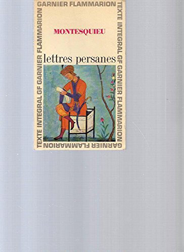 Couverture de Lettres persanes