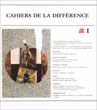 Cahiers de la différence, numéro 1