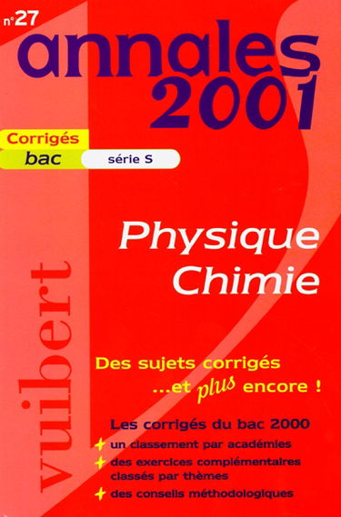 Physique chimie : série S
