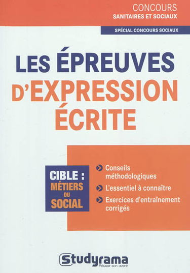 Les épreuves d'expression écrite