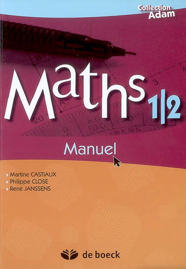 Maths 1-2 : manuel