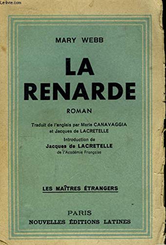 Couverture de La renarde. par Mary Webb