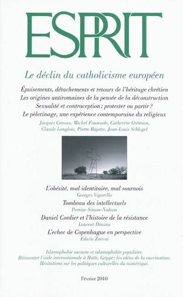 Esprit, n° 362. Le déclin du catholicisme européen