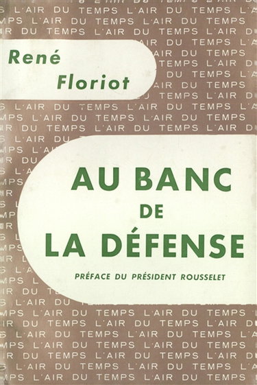 Couverture de Au banc de la défense