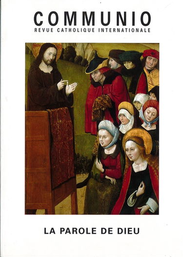 Communio, n° 156. La parole de Dieu