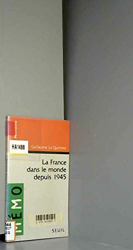La France dans le monde depuis 1945