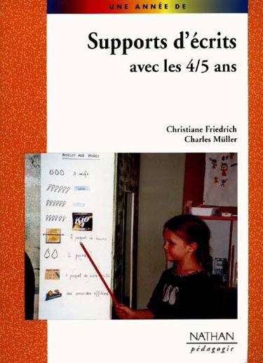 Supports d'écrits avec les 4-5 ans