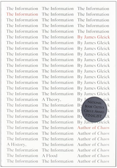 Couverture de The Information: A History, a Theory, a Flood