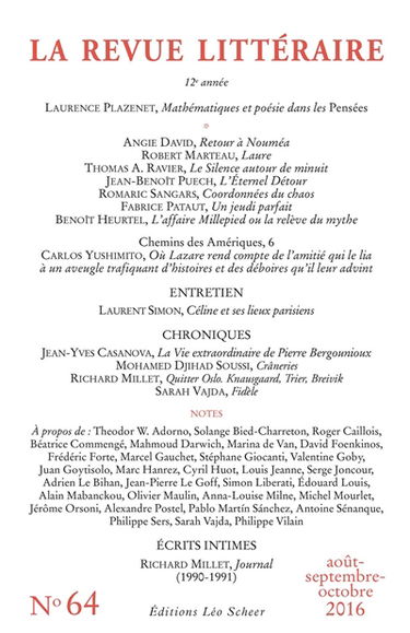 Revue littéraire (La), n° 64