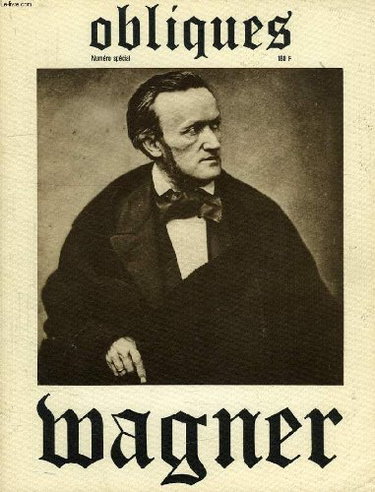 Couverture de Obliques, n° special, wagner