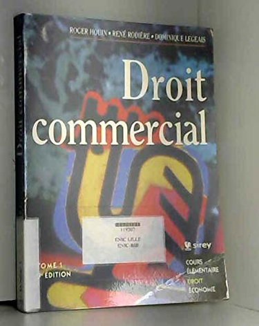 Couverture de Droit commercial