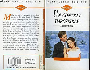 Un contrat impossible (Collection Horizon)