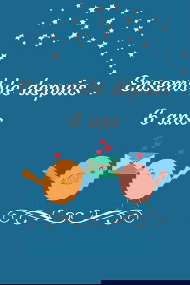 Ensemble depuis 6 Ans: Ce livre est un questionnaire avec quelques jeux amusants. Une idée cadeau originale à offrir pour un anniversaire de mariage / ... Un souvenir durable d’une relation amoureuse.