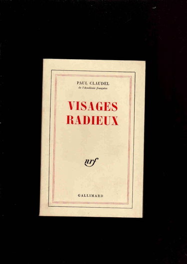 Couverture de VISAGES RADIEUX par Paul Claudel
