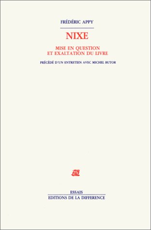 Nixe : mise en question et exaltation du livre