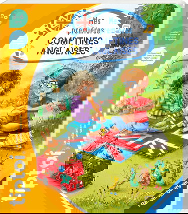 Ravensburger - tiptoi® - Livre interactif - Mes premières comptines anglaises - Jeu éducatif électronique, sans écran - A partir de 3 ans - version française - 13099011
