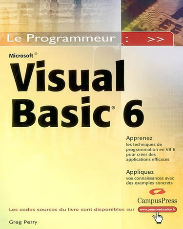Couverture de Visual Basic 6 : en 21 jours par Greg Perry