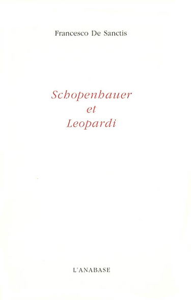 Schopenhauer et Leopardi