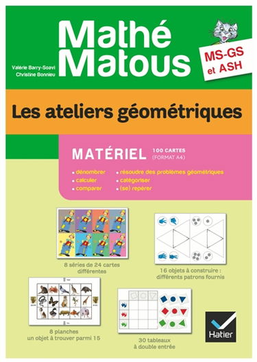 Les ateliers géométriques, MS, GS, ASH : matériel