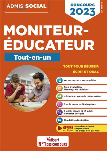 Moniteur-éducateur : tout-en-un : concours 2023