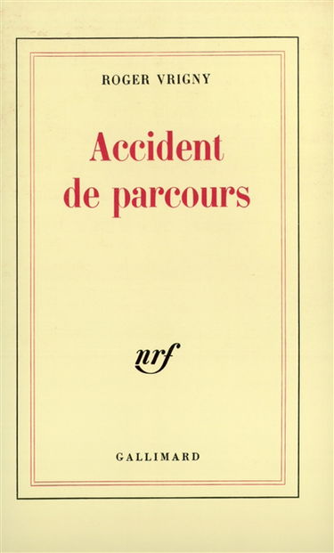 Accident de parcours. Amours. Une Tache sur la vitre