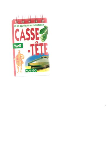 Jeu, casse-tête, 9 ans