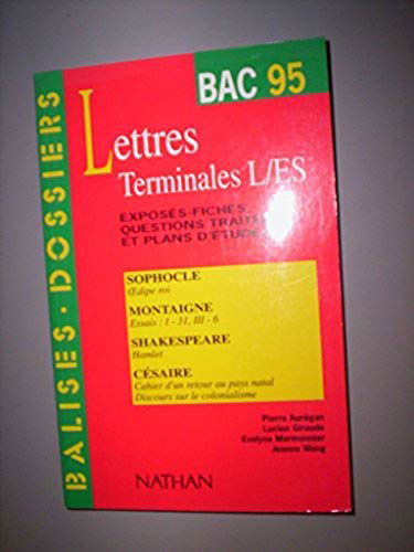 Lettres Terminales L Es Bac 95