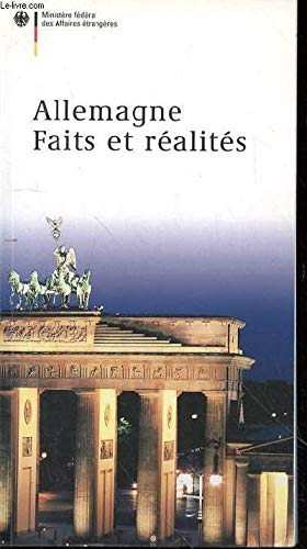 Couverture de Tatsachen über Deutschland. Französische Ausgabe