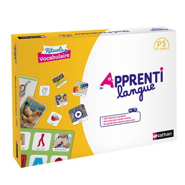 Couverture de Apprentilangue, PS 3-4 ans : rituels de vocabulaire