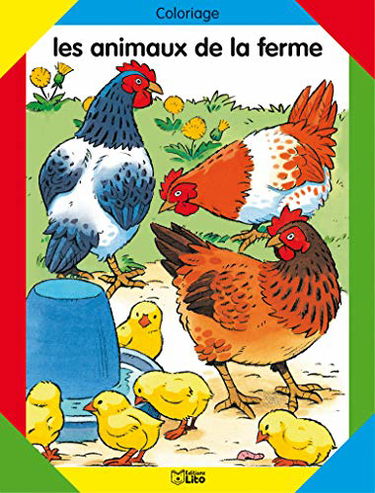 Le coloriage des animaux de la ferme