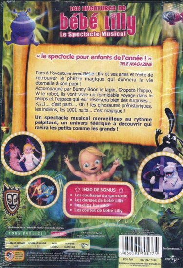 Couverture de Les Aventures de bébé Lilly-Le Spectacle Musical