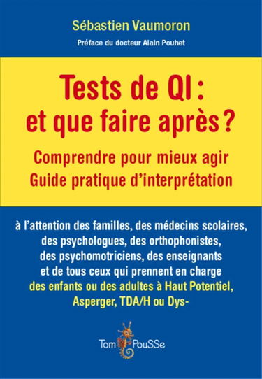 Tests de QI, et que faire après ? : comprendre pour mieux agir, guide pratique d'interprétation