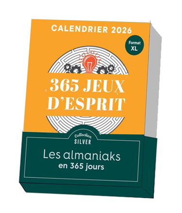 365 jeux d'esprit : calendrier 2026