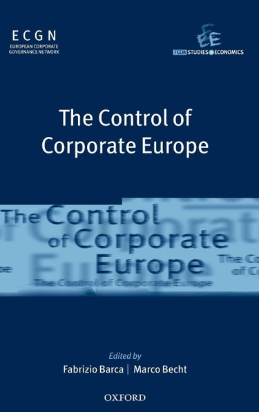 Couverture de The Control of Corporate Europe