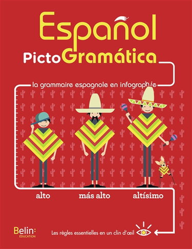 Couverture de Espanol pictogramatica : la grammaire espagnole en infographie