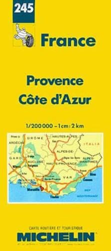 Carte routière : Provence - Côte d'Azur, N° 245