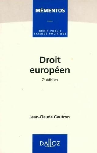 Droit européen