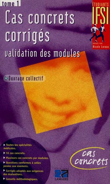 Cas concrets corrigés : validation des modules