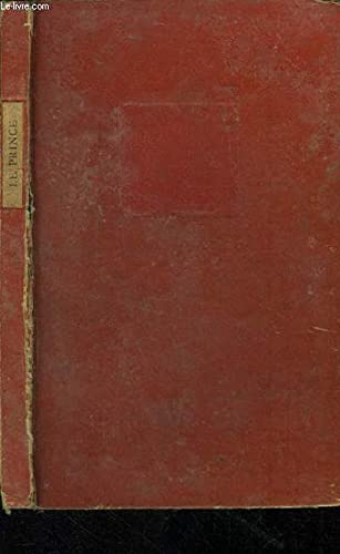 Couverture de Le prince par Machiavel