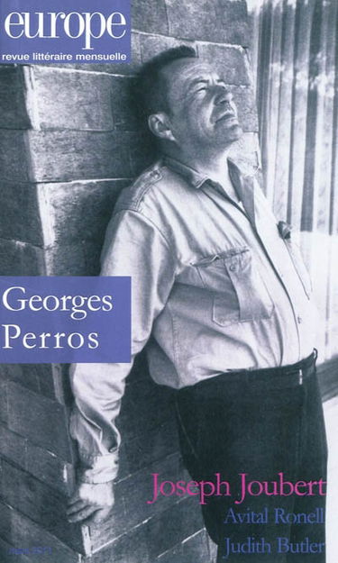 Europe, n° 983. Georges Perros