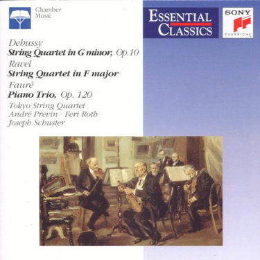 Couverture de Debussy - Ravel : Quatuors à cordes - Fauré: Trio avec piano