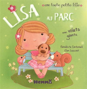 Une toute petite fille. Lisa au parc