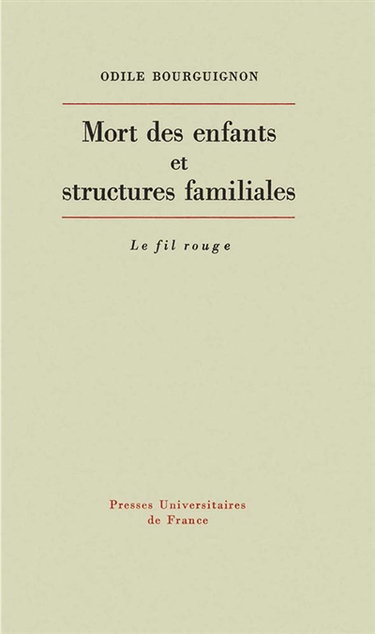 Mort des enfants et structures familiales